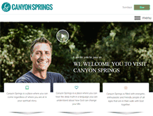 Tablet Screenshot of canyonsprings.org
